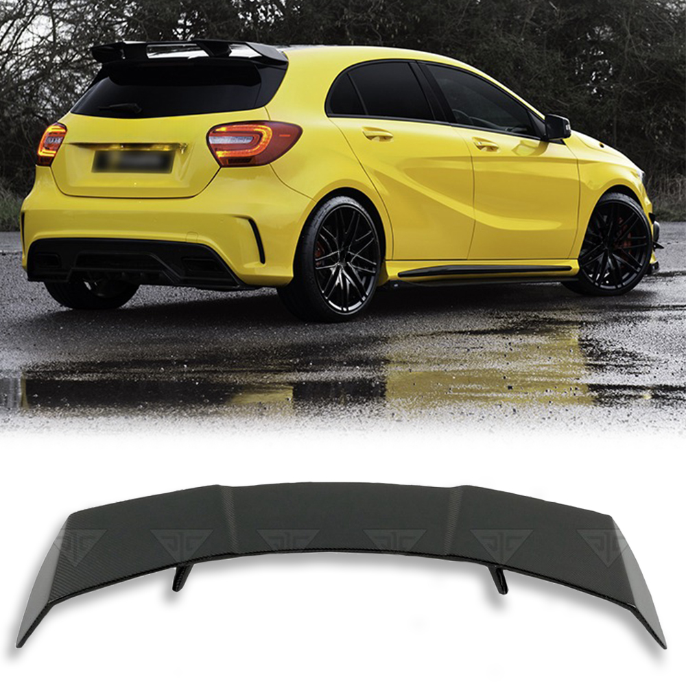 Carbon Fiber Wing Rear Roof Spoiler for Mercedes-Benz A-Class W176 2013+ – Revozport Style