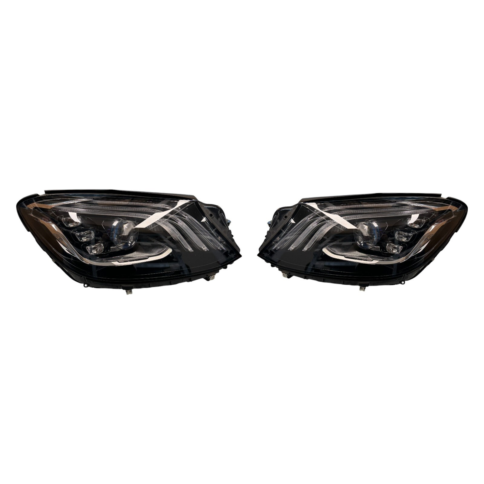 Mercedes-Benz S-Class W222 Facelift Multibeam LED Headlights Pair Genuine A2229067703 A2229067803