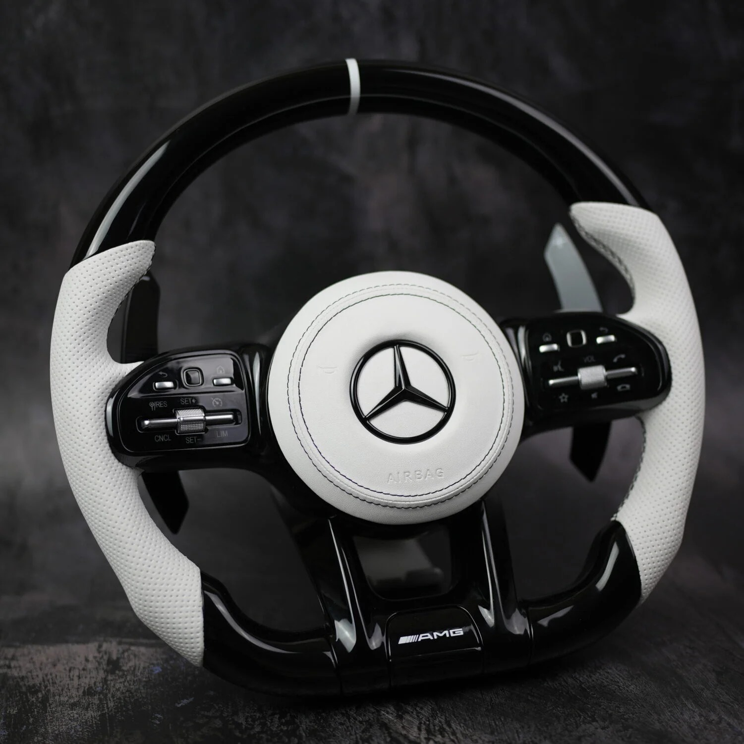 2015-2018 Mercedes Benz AMG Custom Steering Wheel (Retrofit for Older/Non-AMG Models)