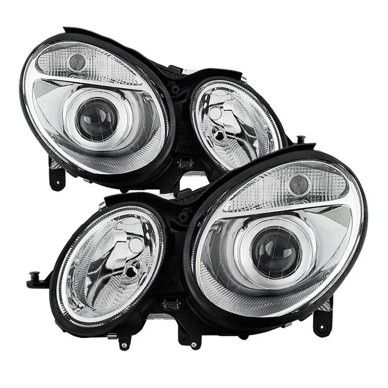 Mercedes-Benz W211 E-Class 2003–2006 E320 E350 E500 E55 AMG Projector Headlights – Left & Right