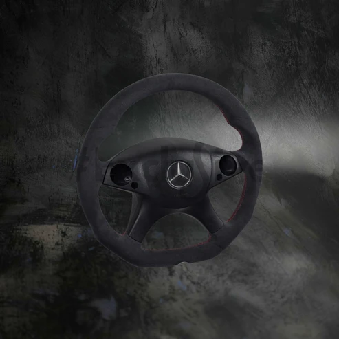Custom Steering Wheel for 2008-2011 Mercedes-Benz C / CLS / E / GLK / SL / SLK (Non-AMG)