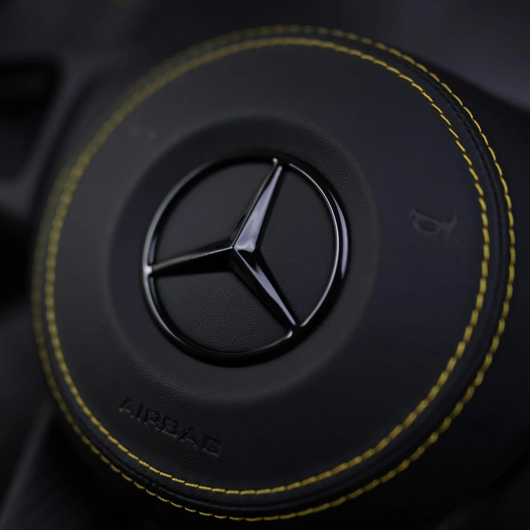 Custom Steering Wheel for 2007-2010 Mercedes Benz C-Class W204 (4-Spoke) view 4