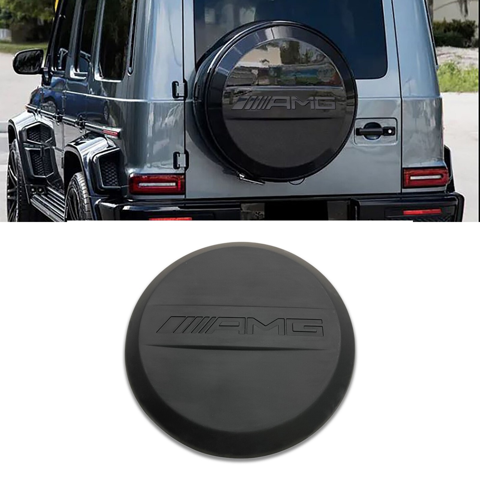 Mercedes-Benz G-Class W463 / W463A Fiberglass Spare AMG Tire Cover / G-Wagon Spare Wheel Lid – G63 / G55