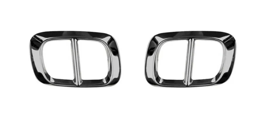 Gloss Black Stainless Exhaust Muffler Tip Cover Fits 2020–2026 Mercedes-Benz X247 GLB250 view 2