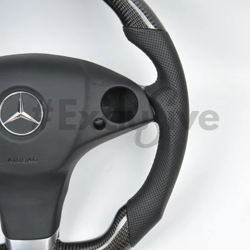 Custom Steering Wheel for 2006-2009 Mercedes Benz CLS / E-Class view 4