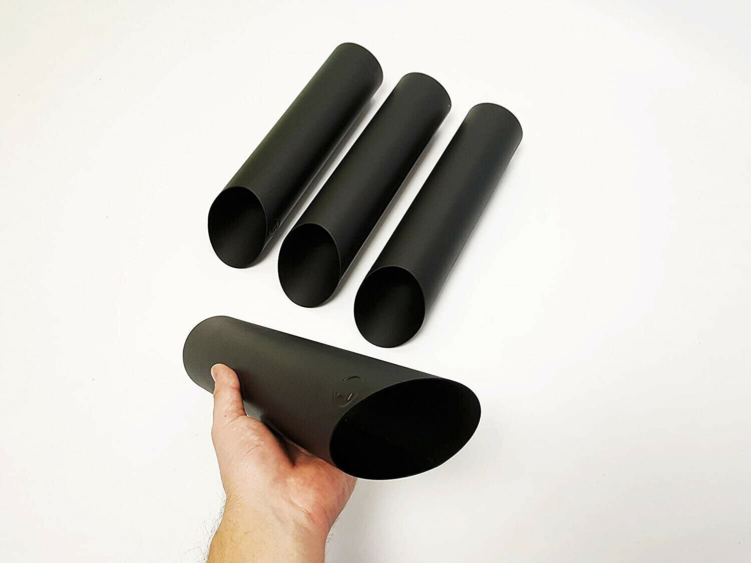 G63 G-Wagon Matte Black Exhaust Pipe Tips for Mercedes-Benz W463 / W463A (Pair) view 2