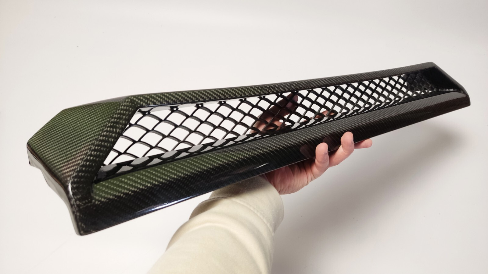 G Wagon Carbon Fiber Front Bumper Scoop Upper Trim Fits Mercedes-Benz G-Class W463 view 3