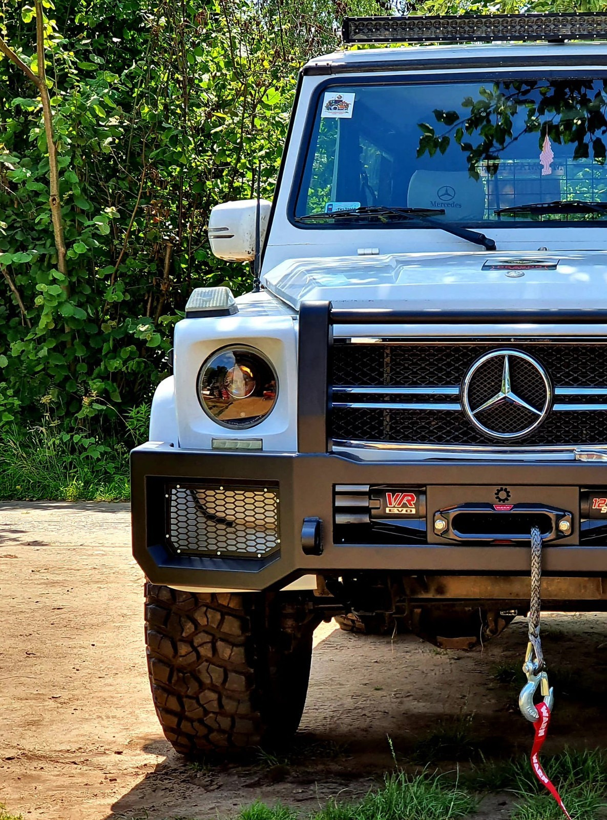 G-Wagon Facelift Front Metal Bumper Kit for Mercedes G-Class W460 W461 W463 AMG view 2
