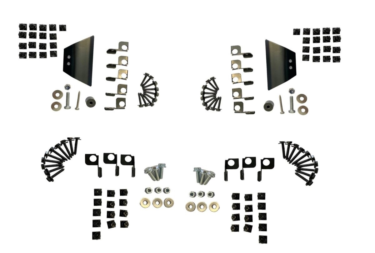 Mercedes-Benz G-Wagon W460 W461 W463 Fender Extension Mounting Kit – Complete Set
