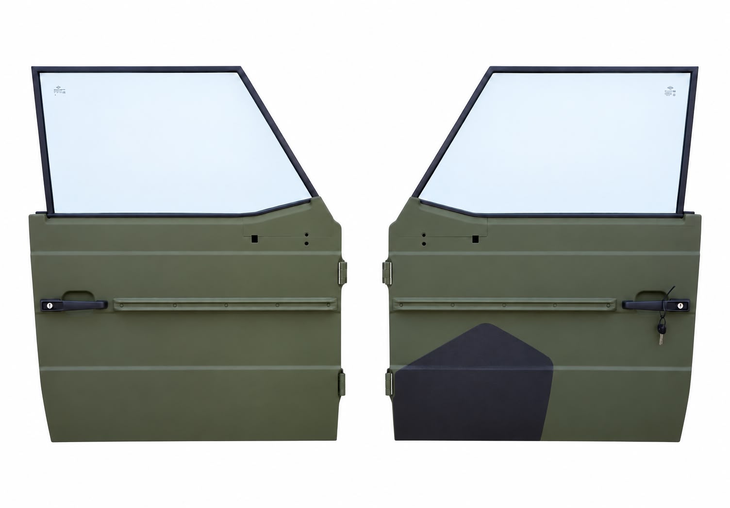 Mercedes-Benz G-Class W460 W461 Wolf Puch Front Door Set (Left & Right Complete Assemblies)