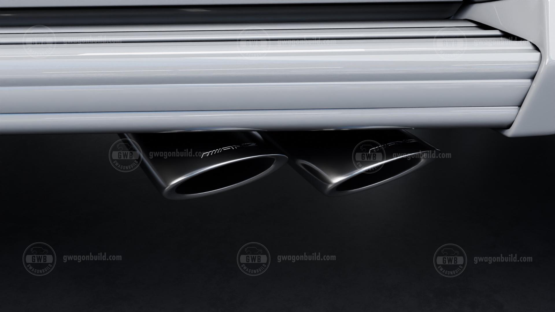 AMG Style Exhaust Tips — G-Class W463
