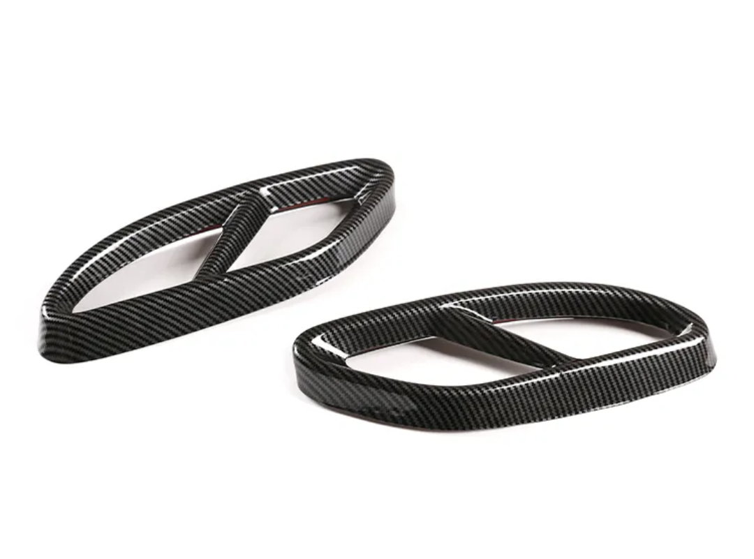 Carbon-Look Performance Exhaust Tips — Multi-Model