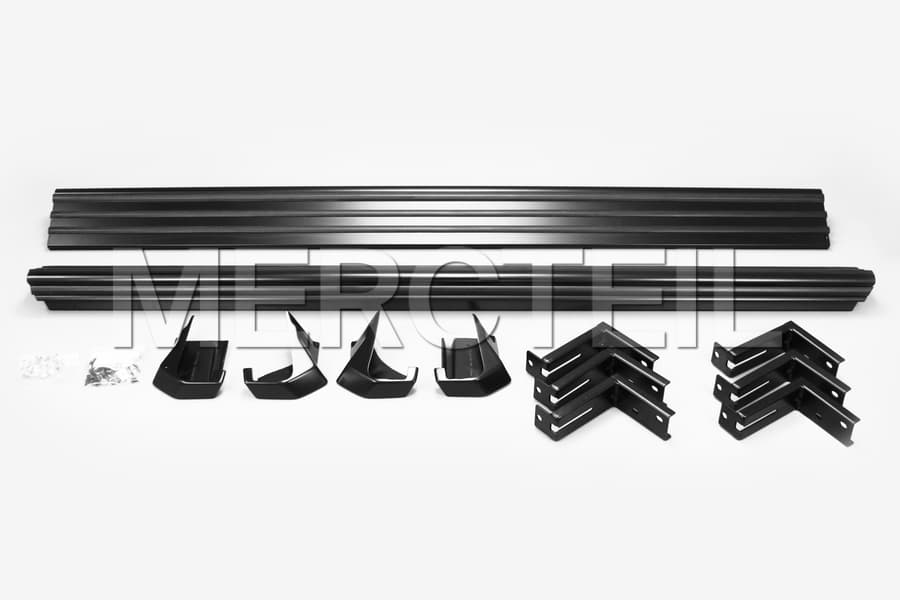 G-Class Running Boards Black — W463