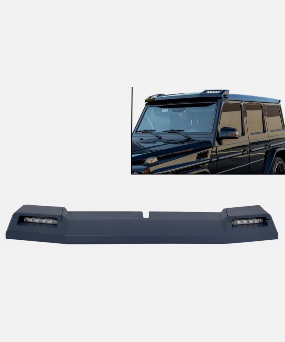 Mercedes-Benz G-Wagon W460 / W461 / W463 Dash Spoiler Front Top Spoiler