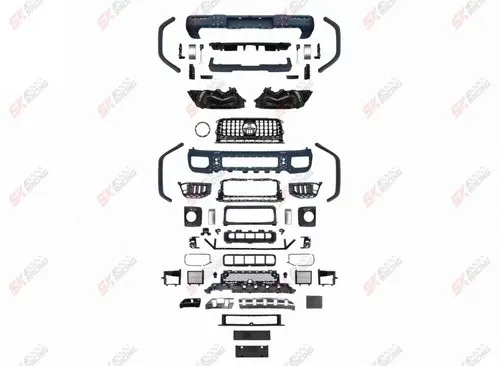 Mercedes-Benz G-Class W463A G63/G550 2018–2025 to G-Wagon W465 G63 AMG Style Full Conversion Body Kit view 2