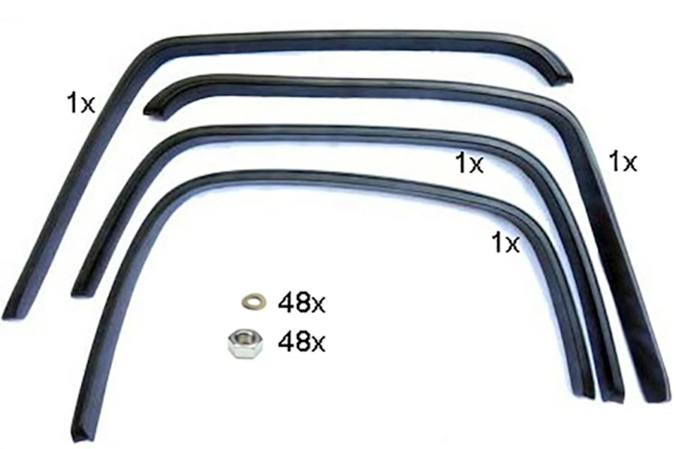 Mercedes Fender Flares Widening Kit for G-Wagon Wolf Puch W461