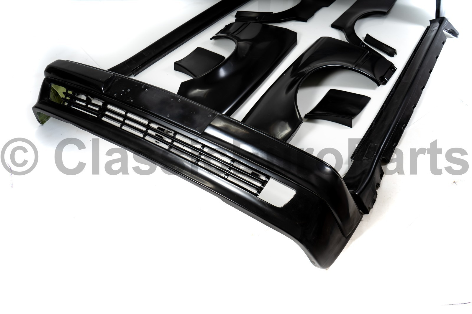 Full Wide Body Kit Front & Rear Bumper Fender Set for Mercedes-Benz W124 E500 view 4