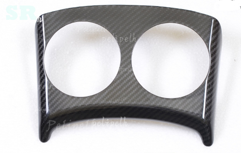 Mercedes-Benz S-Class W222 Dry Carbon Fiber Interior Console Trim Cover Kit view 3