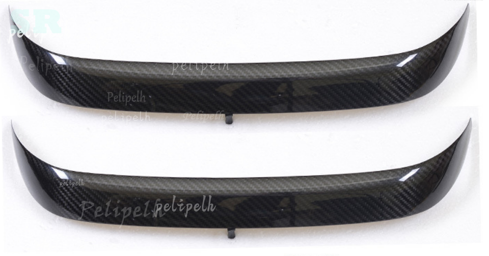 Mercedes-Benz S-Class W222 Dry Carbon Fiber Interior Console Trim Cover Kit view 4