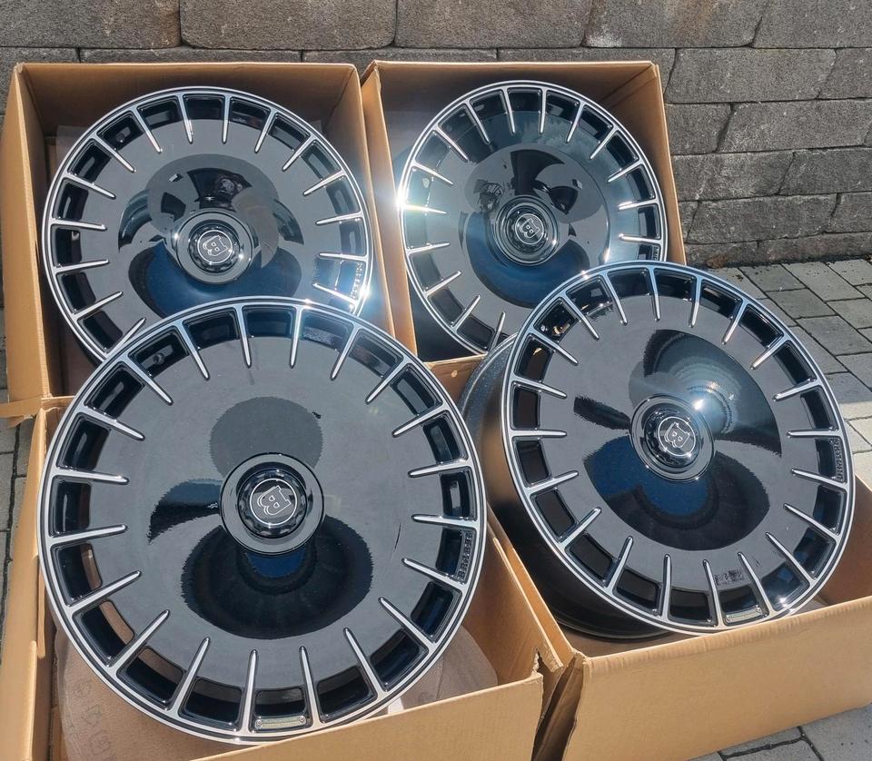Original BRABUS Monoblock ZM 24-Inch Forged Wheel Set for G63 W463 / W463A / W465 / GLS X167