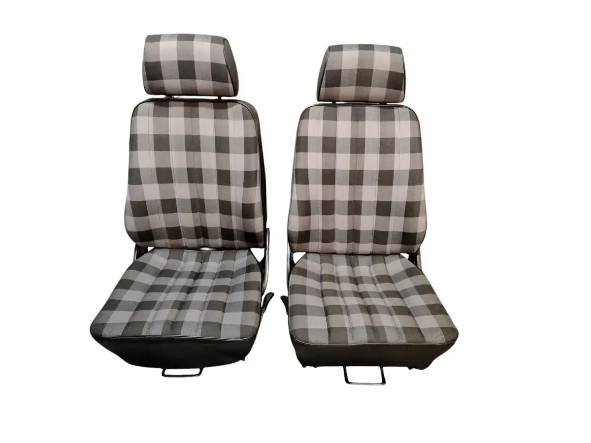 Mercedes-Benz G-Class / G-Wagon W460/W461 Front Checkered Seats with Seat Heating – Left & Right