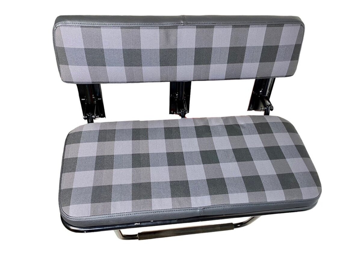Mercedes-Benz G-Class / G-Wagon W460/W461 Rear Left & Right Folding Emergency Seats – Rodeo Grey view 3